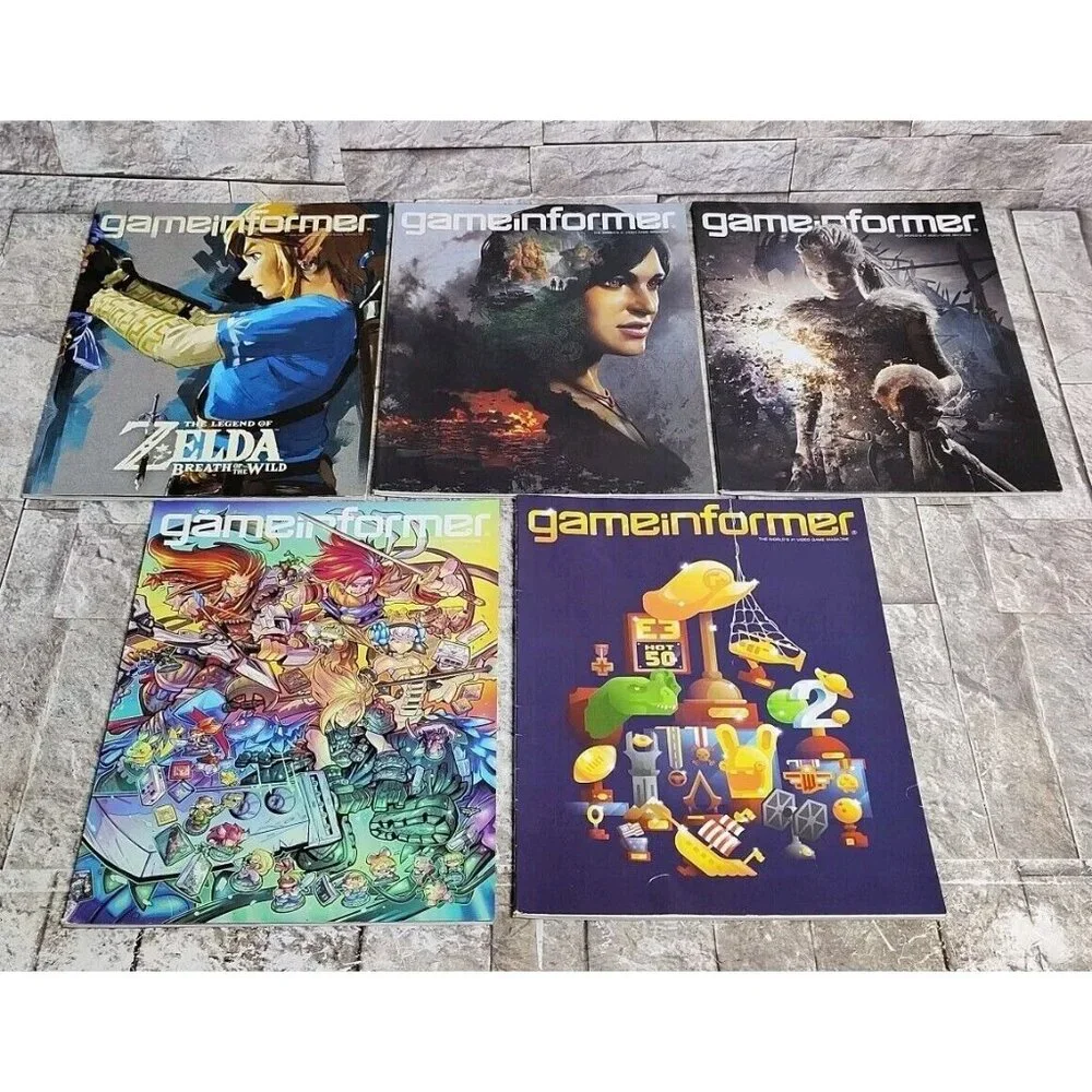 Lot Of 5 Game Informer Magazine Issues 287, 288, 289, 290, 292